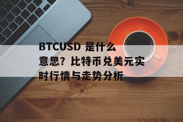BTCUSD 是什么意思？比特币兑美元实时行情与走势分析